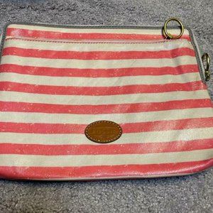 Fossil Authentic LONG Live Vintage TABLET Cover Bag Coral MULTI